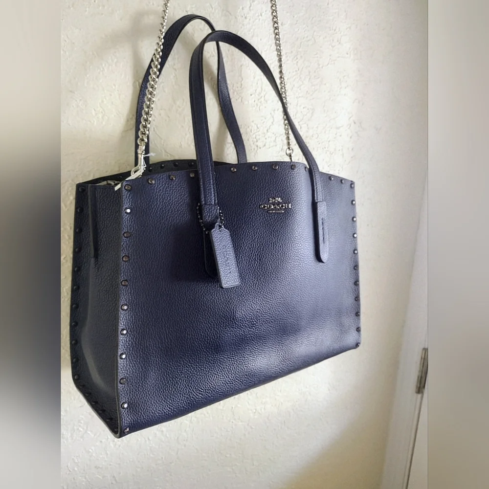 Coach Charlie Carryall With Crystal Rivets - Picture 4 of 16